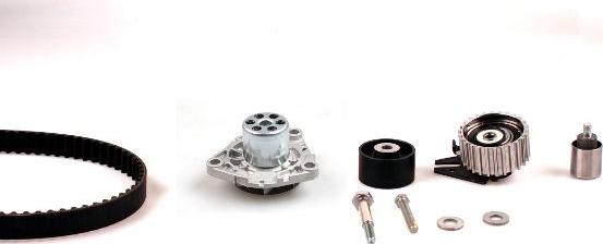 Hepu PK10896 - Set pompa apa + curea dintata parts5.com