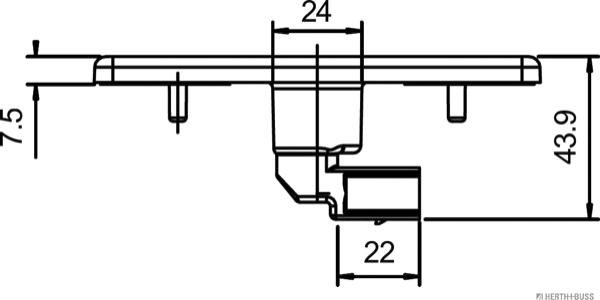 Herth+Buss Elparts 82710200 - Yan sinyal lambası parts5.com