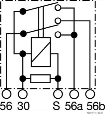 Herth+Buss Elparts 75899210 - Реле, ближний свет parts5.com