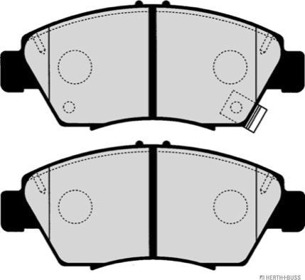 Herth+Buss Jakoparts J3604005 - Set placute frana,frana disc parts5.com