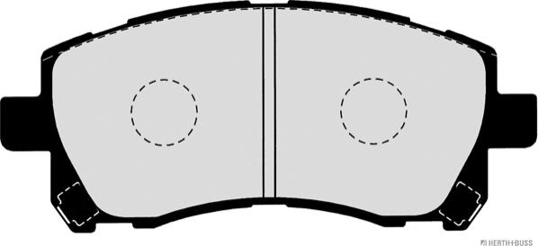 Herth+Buss Jakoparts J3607013 - Juego de pastillas de freno parts5.com