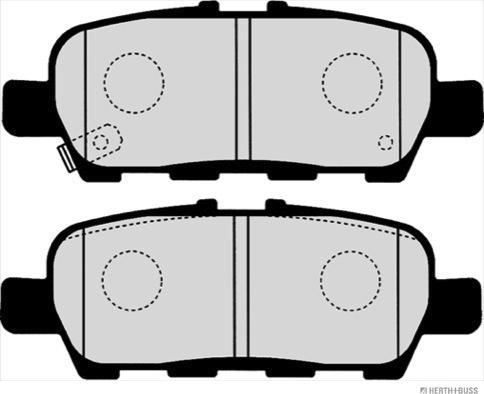 Herth+Buss Jakoparts J3611051 - Set placute frana,frana disc parts5.com