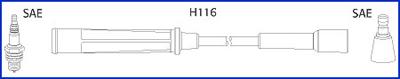 HITACHI 134465 - Zestaw przewodów zapłonowych parts5.com