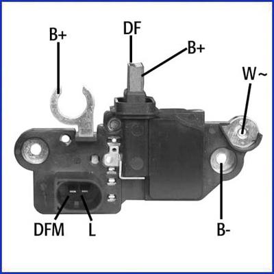 Hitachi 130570 - Régulateur d'alternateur parts5.com