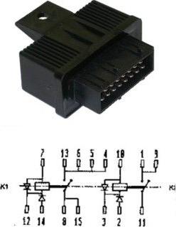 Hoffer 7240107 - Relé, üzemanyag-szivattyú parts5.com