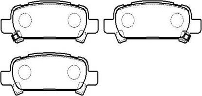 QUARO QP2417 - Set placute frana,frana disc parts5.com