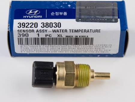 Hyundai 39220-38030 - Sensor, temperatura del refrigerante parts5.com