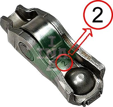 INA 422 0222 10 - Culbutor, tren supape parts5.com