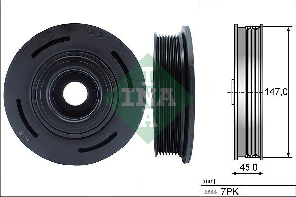 INA 544 0098 10 - Kayış kasnağı, krank mili parts5.com