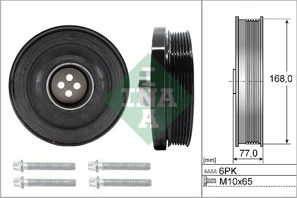 INA 544 0130 20 - Poulie, vilebrequin parts5.com