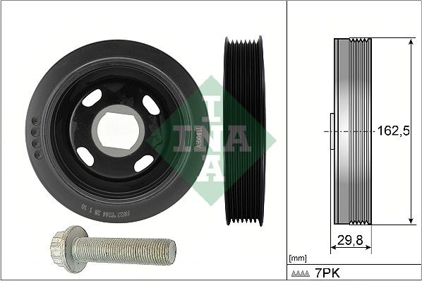 INA 544 0179 20 - Riemenscheibe, Kurbelwelle parts5.com