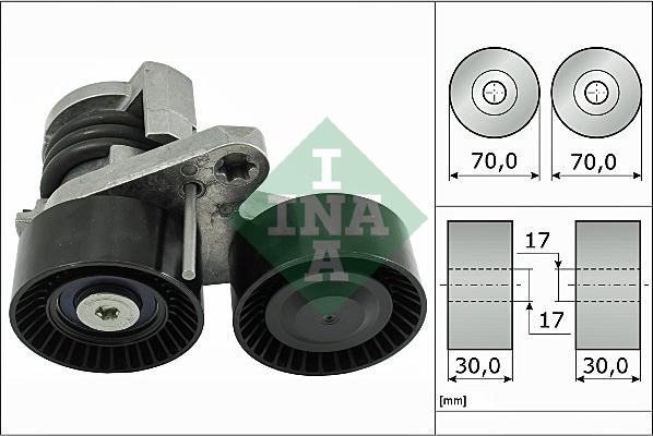 INA 534 0496 10 - Tensor de correa, correa poli V parts5.com