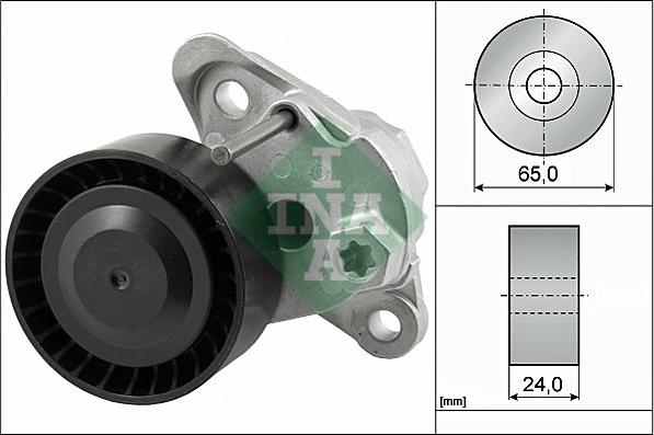 INA 534 0497 10 - Belt Tensioner, v-ribbed belt parts5.com