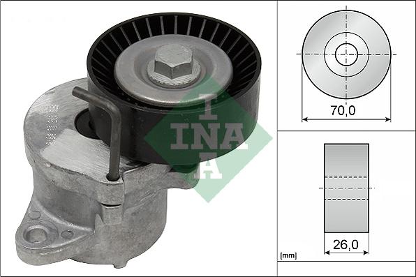 INA 534 0439 10 - Tensor de correa, correa poli V parts5.com