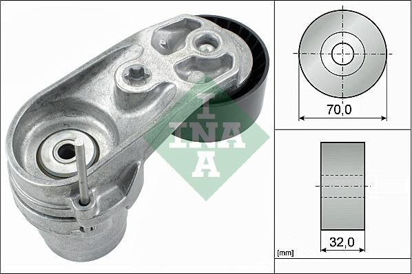 INA 534 0433 10 - Intinzator curea, curea distributie parts5.com