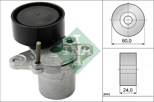 INA 534 0546 10 - Napinák rebrovaného klinového remeňa parts5.com