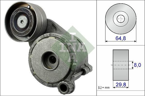 INA 534 0506 10 - Szíjfeszítő, hosszbordás szíj parts5.com