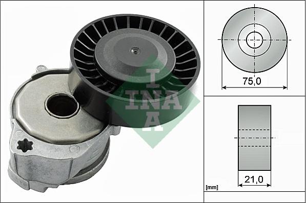 INA 534 0604 10 - Intinzator curea, curea distributie parts5.com