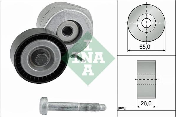 INA 534 0607 10 - Τεντωτήρας ιμάντα, ιμάντας poly-V parts5.com