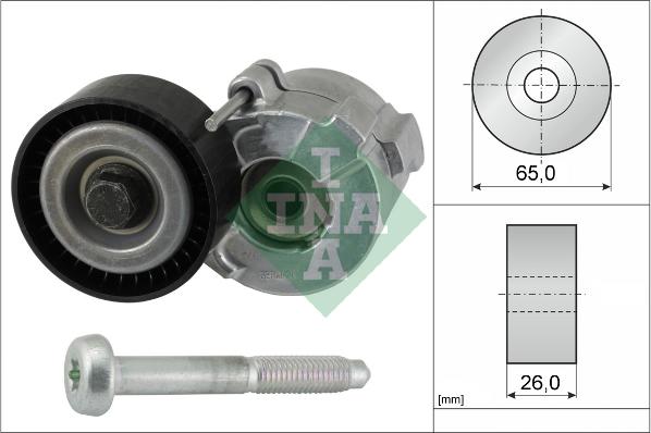 INA 534 0610 10 - Ремъчен обтегач, пистов ремък parts5.com