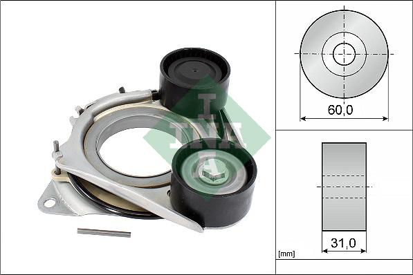 INA 534 0683 10 - Hihnankiristin, moniurahihna parts5.com