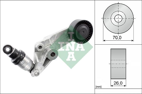 INA 534 0016 10 - Riemenspanner, Keilrippenriemen parts5.com