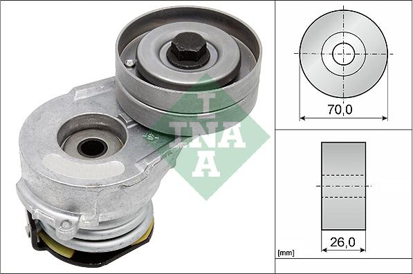 INA 534 0082 30 - Szíjfeszítő, hosszbordás szíj parts5.com