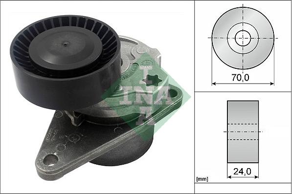 INA 534 0103 10 - Intinzator curea, curea distributie parts5.com