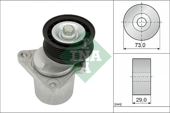 INA 534 0128 20 - Tensor de correa, correa poli V parts5.com