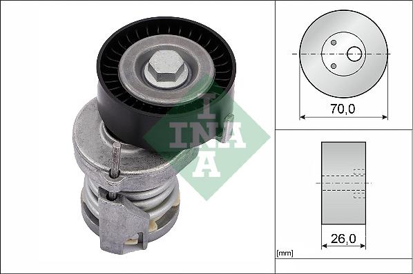 INA 534 0123 20 - Belt Tensioner, v-ribbed belt parts5.com