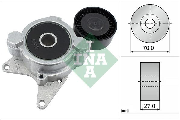 INA 534 0174 10 - Belt Tensioner, v-ribbed belt parts5.com