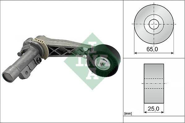 INA 534 0318 10 - Zatezač remena, klinasti rebrasti remen parts5.com