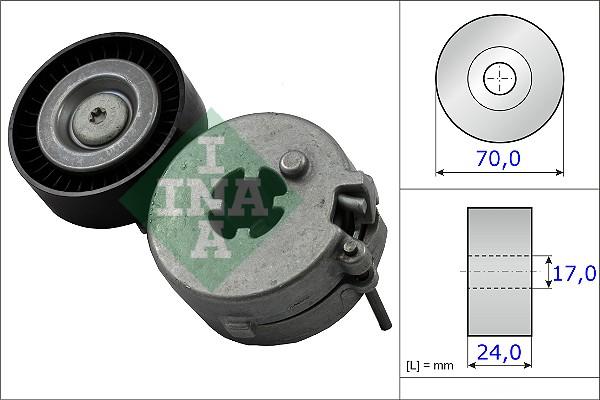 INA 534 0333 10 - Belt Tensioner, v-ribbed belt parts5.com