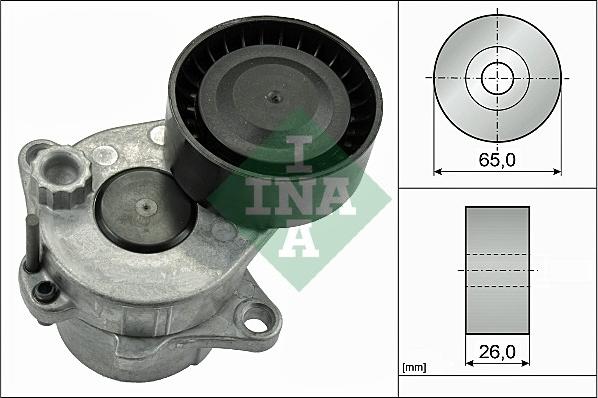 INA 534 0337 10 - Kayış gerdirici, kanallı V kayışı parts5.com