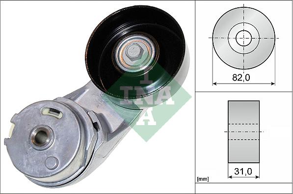 INA 534 0372 10 - Tensor de correa, correa poli V parts5.com