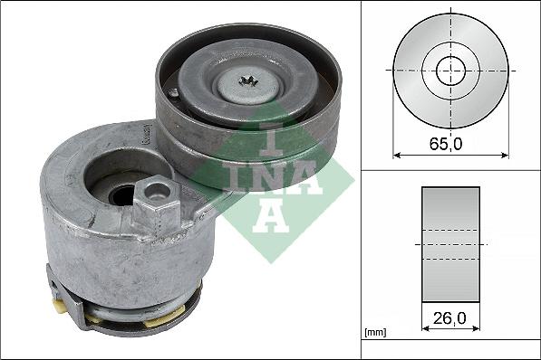 INA 534 0240 10 - Zatezač remena, klinasti rebrasti remen parts5.com