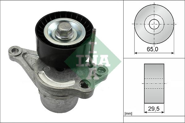 INA 534 0281 10 - Zatezač kaiša, klinasti rebrasti kaiš parts5.com