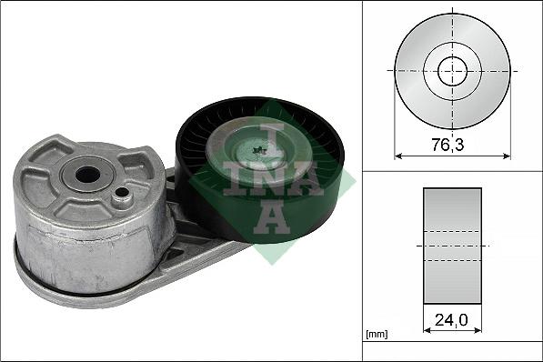 INA 534 0725 10 - Tensor de correa, correa poli V parts5.com