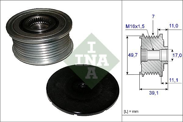 INA 535 0084 10 - Szíjtárcsa, generátor parts5.com