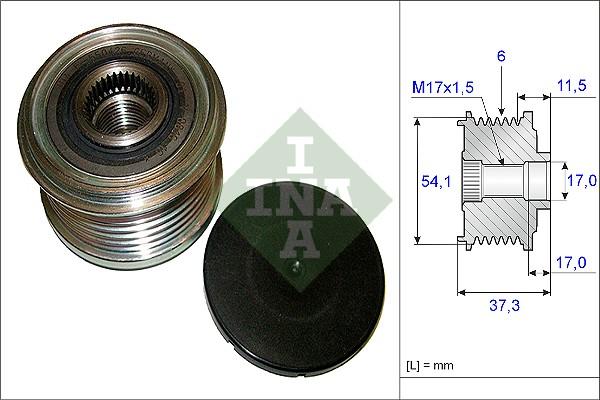 INA 535 0149 10 - Remenica, alternator parts5.com