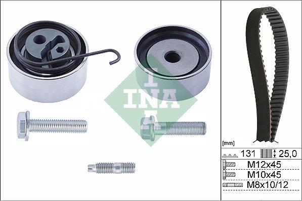 INA 530 0494 10 - Triger kayışı seti parts5.com