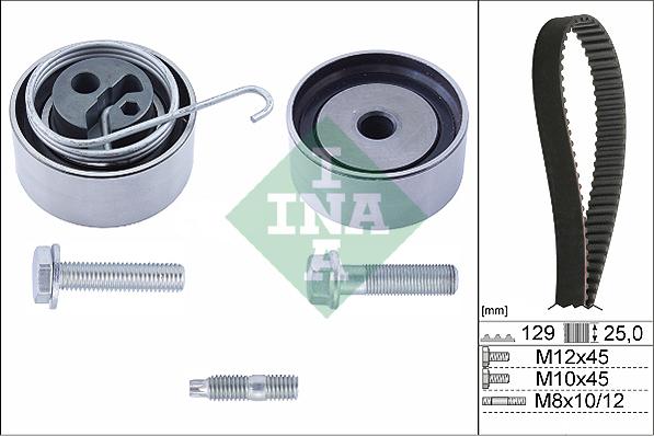 INA 530 0491 10 - Triger kayışı seti parts5.com