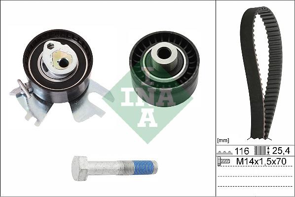 INA 530 0449 10 - Σετ οδοντωτού ιμάντα parts5.com