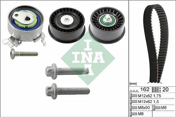 INA 530 0441 10 - Sada ozubeného remeňa parts5.com