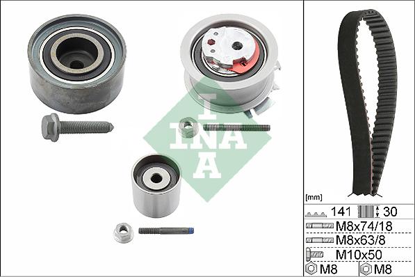 INA 530 0405 10 - Timing Belt Set parts5.com