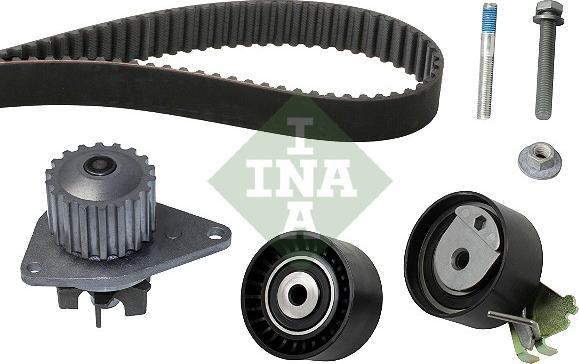 INA 530 0419 30 - Bomba de agua + kit correa distribución parts5.com