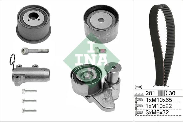 INA 530 0480 10 - Timing Belt Set parts5.com