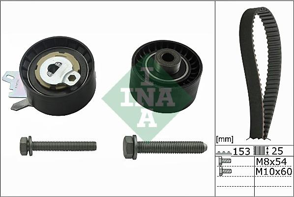 INA 530 0471 10 - Triger kayışı seti parts5.com