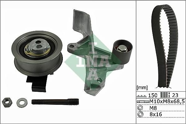 INA 530 0546 10 - Sada ozubeného remeňa parts5.com