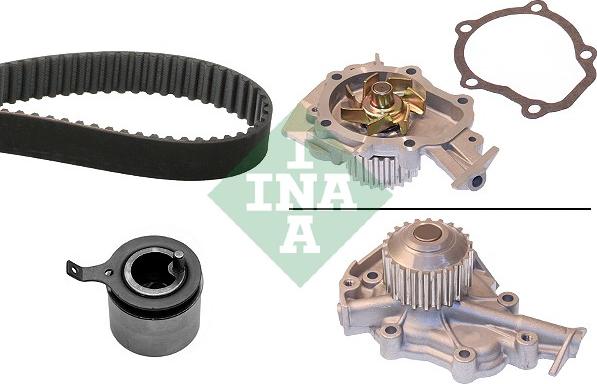 INA 530 0520 30 - Vesipumppu + jakohihnasarja parts5.com